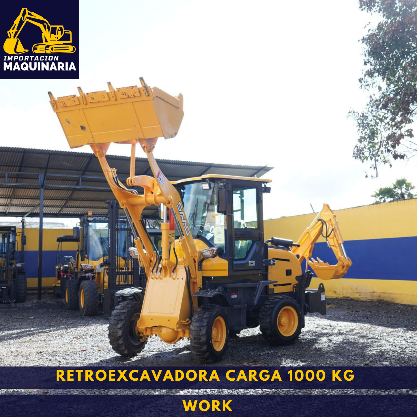 Retroexcavadora Carga 1000 Kg Work