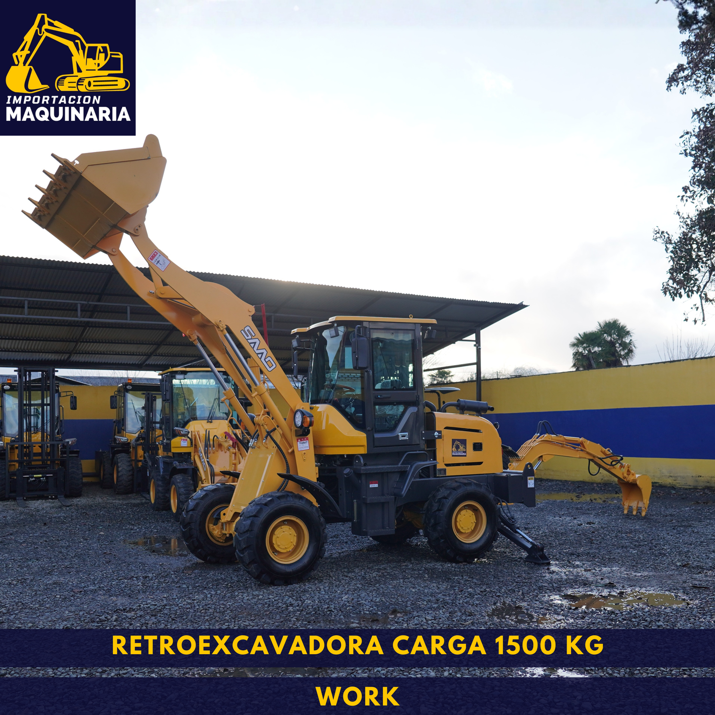 Retroexcavadora Carga 1500 Kg Work